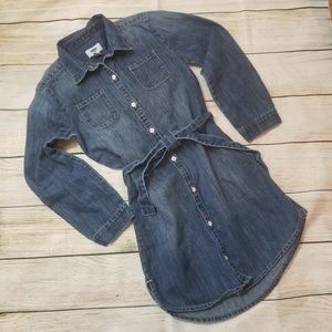 Adorable denim shirtdress